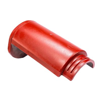 Ngói cuối nóc màu đỏ